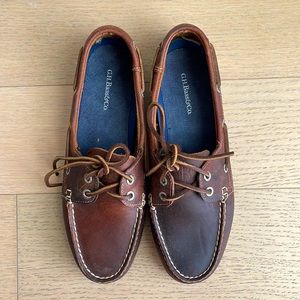 G.H. Bass & Co. brown leather boat shoes | Size 8M